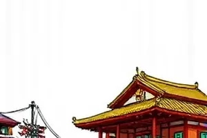 动漫素材网站素材面板界面，左侧是立绘与场景缩略图网格，右侧是转场片段预览窗口